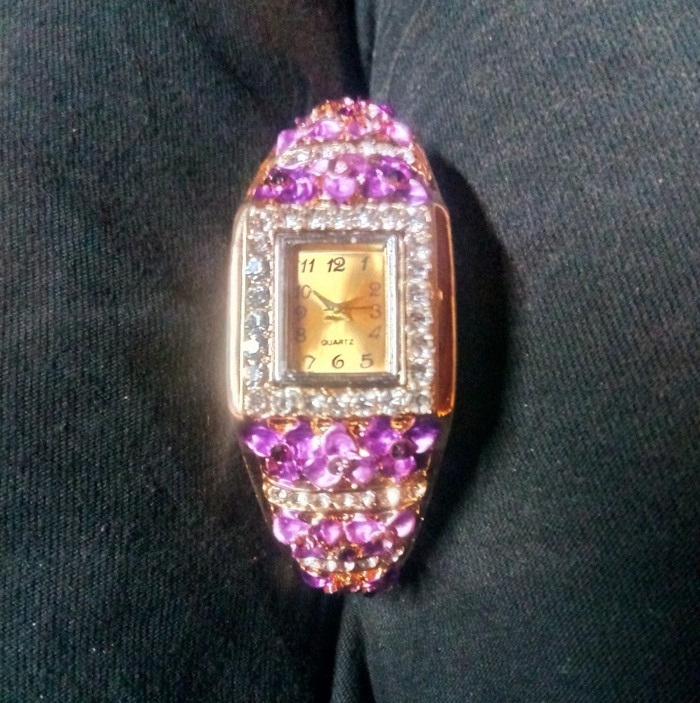 Women's purple watch